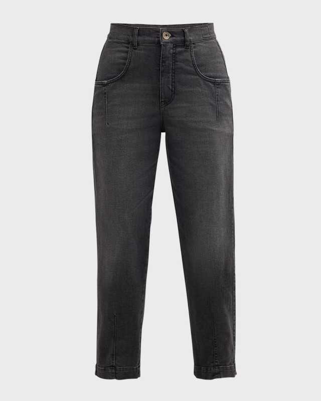 High-Rise Cropped Pants