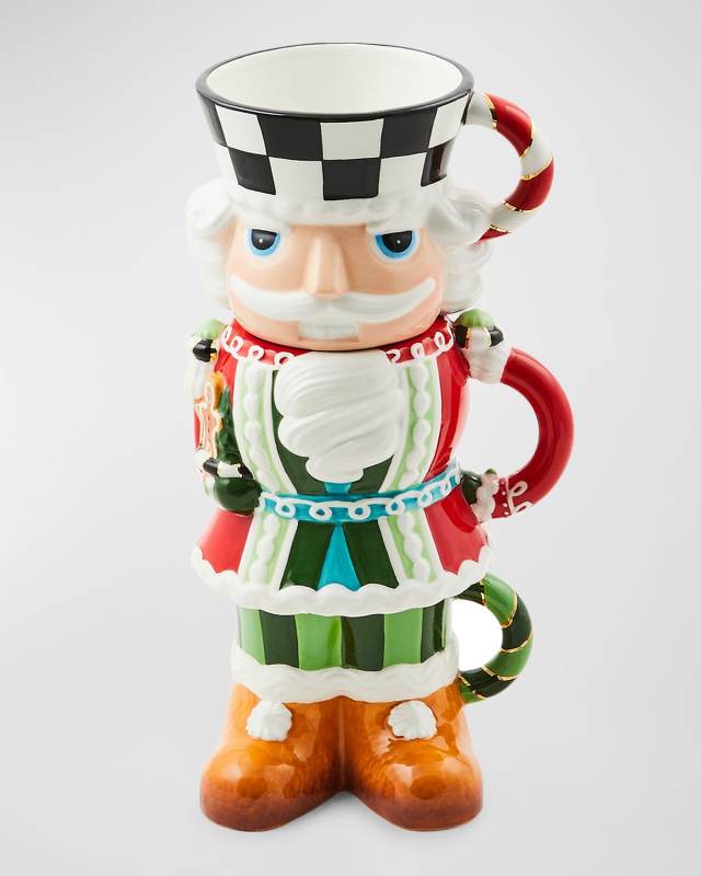 Bake Shop Nutcracker Stacking Mugs, Set of 3
