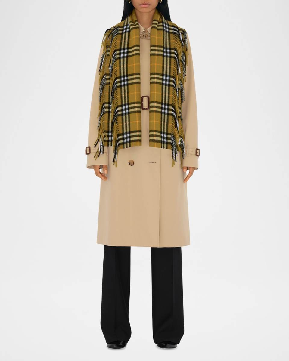 Check Happy Cashmere Scarf