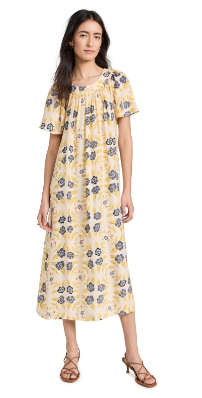 Natalieartin Collection Sienna Dress Prairie Indigo