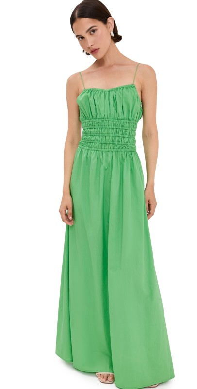 FAITHFULL THE BRAND Baia Maxi Dress Apple