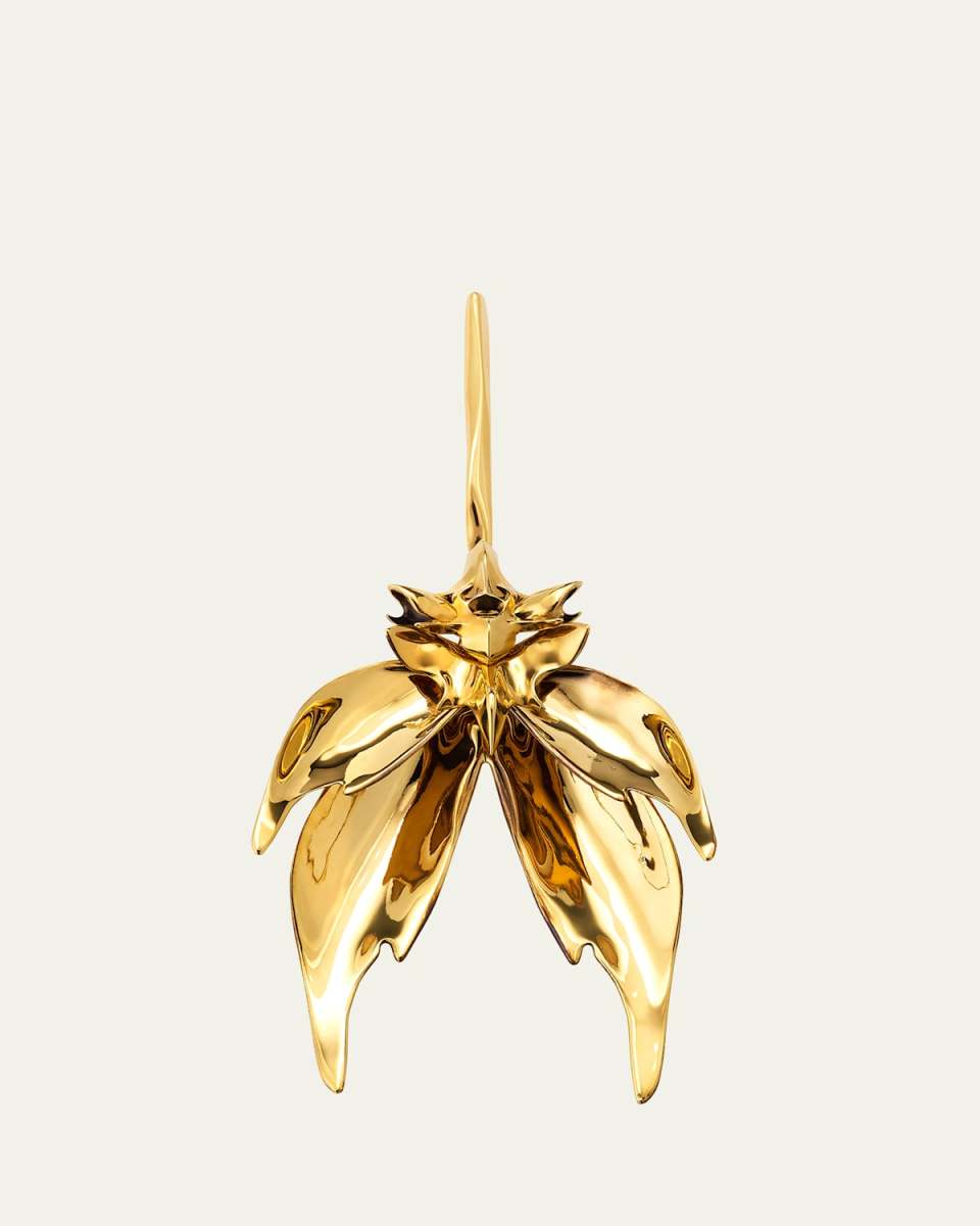 Dissected Orchid Stick Earring, Single