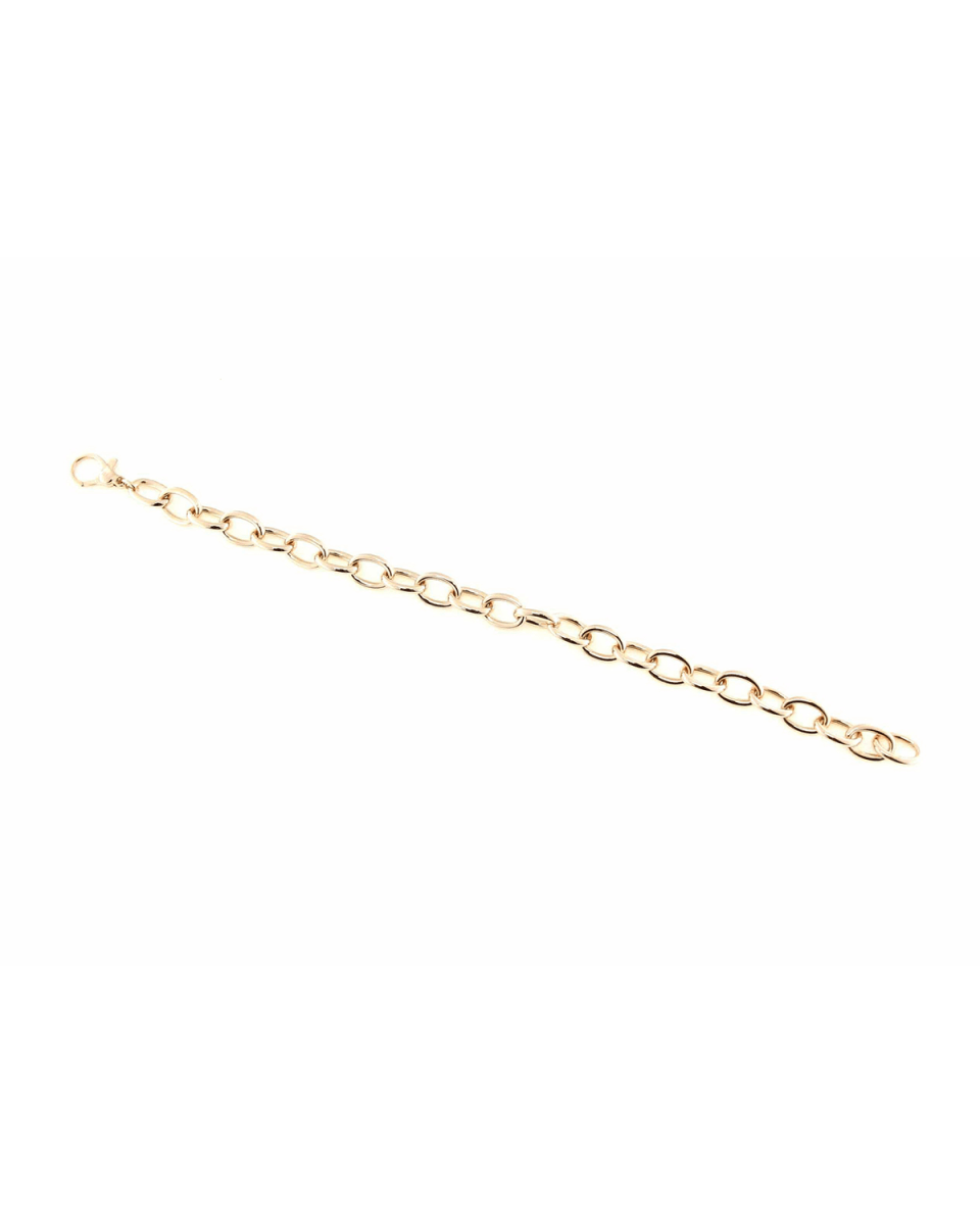 18k Gold Round Link Bracelet
