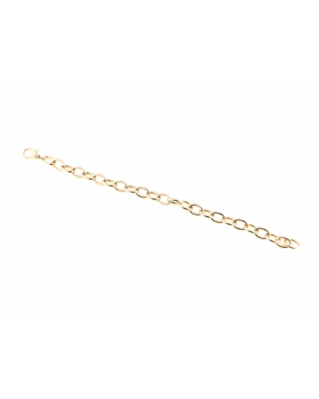 18k Gold Round Link Bracelet