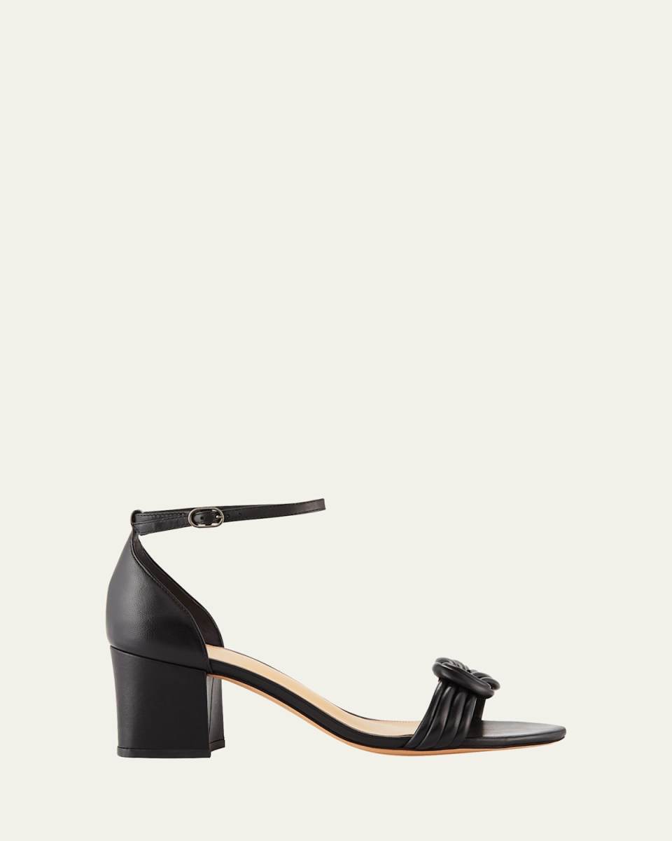 Vicky Knot Leather Sandals