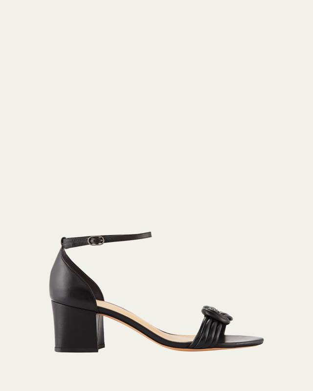Vicky Knot Leather Sandals