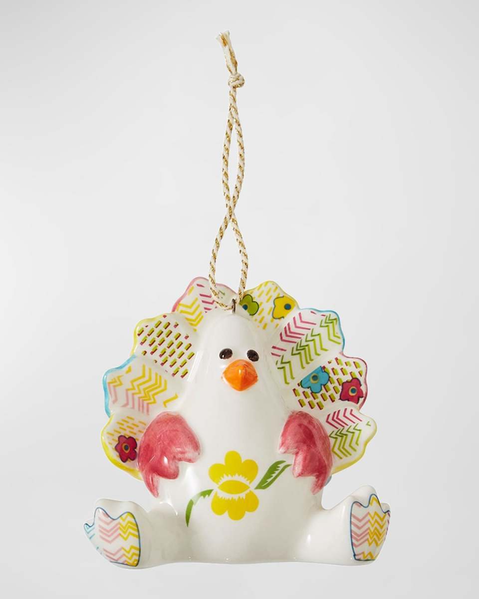 Timothy Turkey Patchwork Ornament