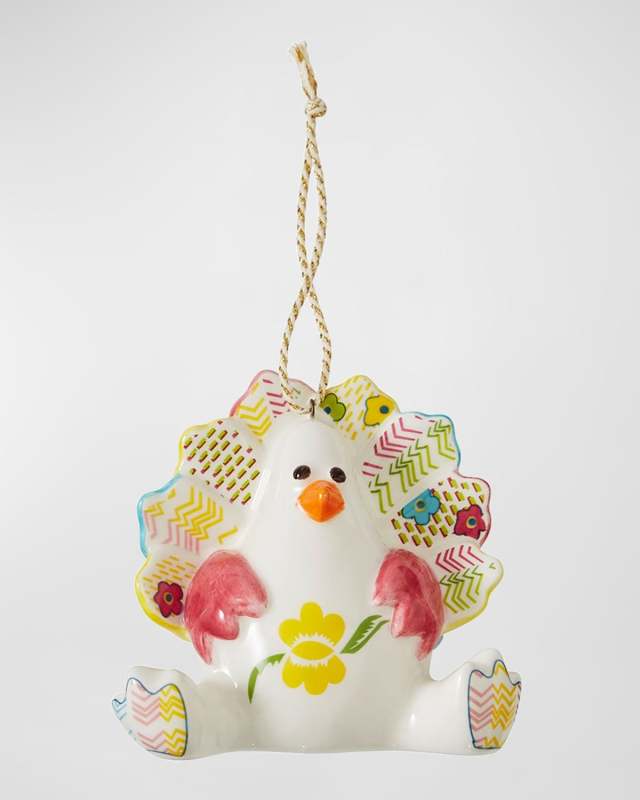 Timothy Turkey Patchwork Ornament