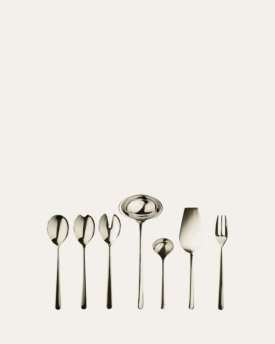 Linea Champagne 7-Piece Full Serving Set