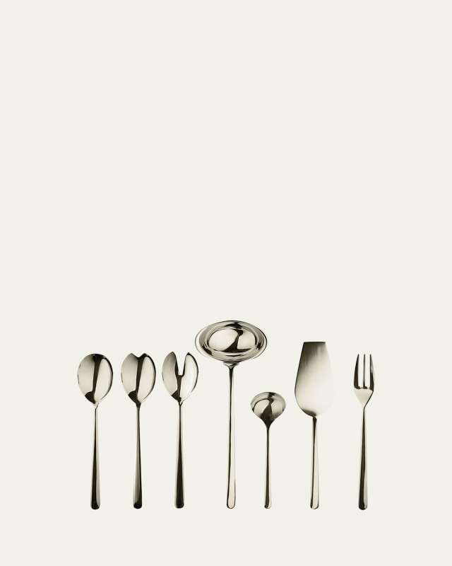 Linea Champagne 7-Piece Full Serving Set