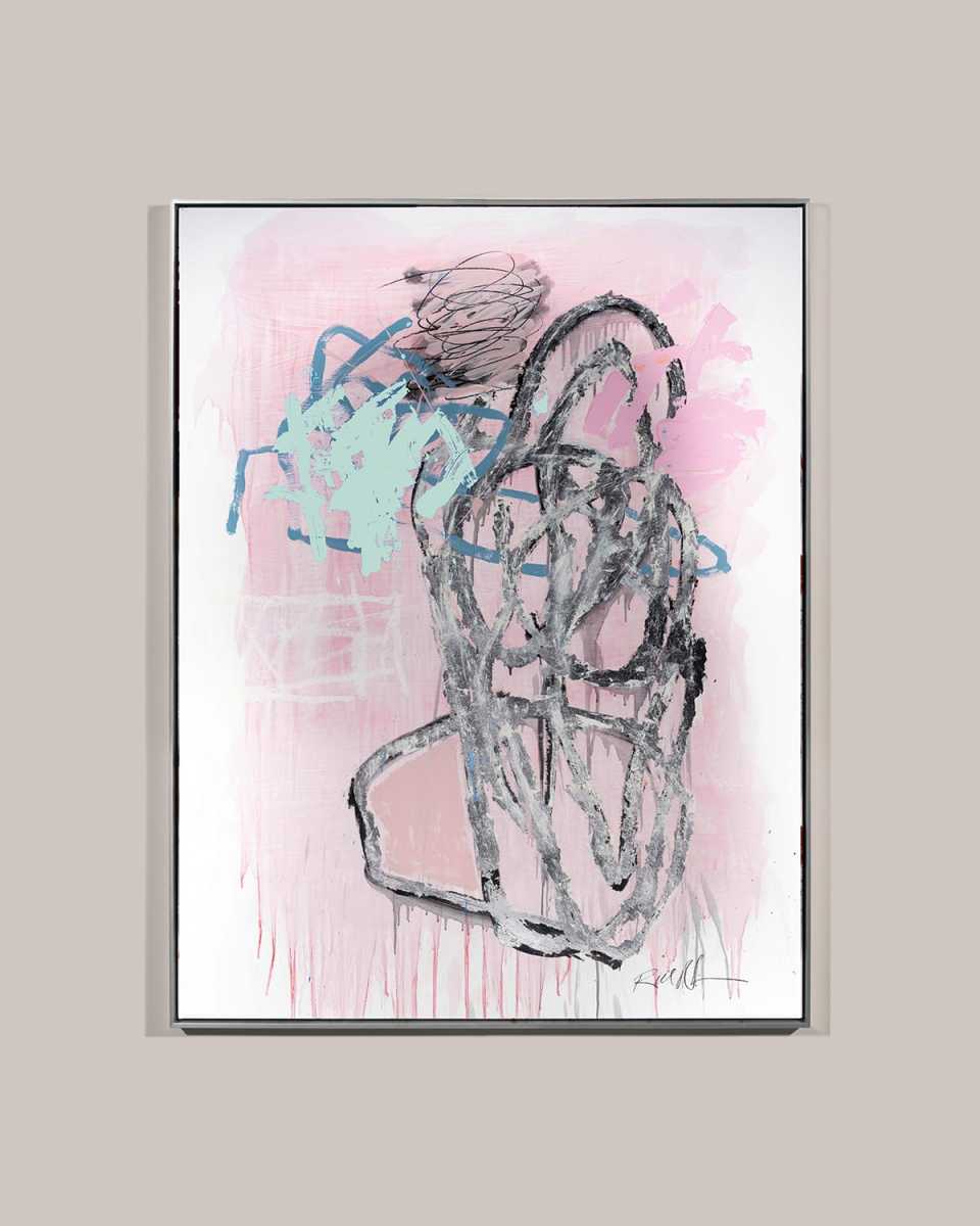 "Seated Figure Silver" Giclee by Robert Robinson