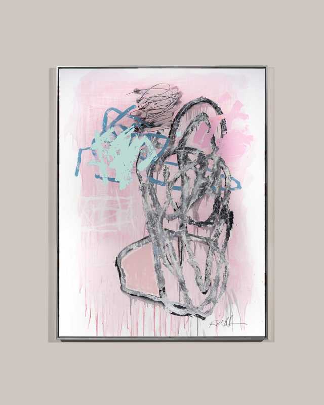 "Seated Figure Silver" Giclee by Robert Robinson