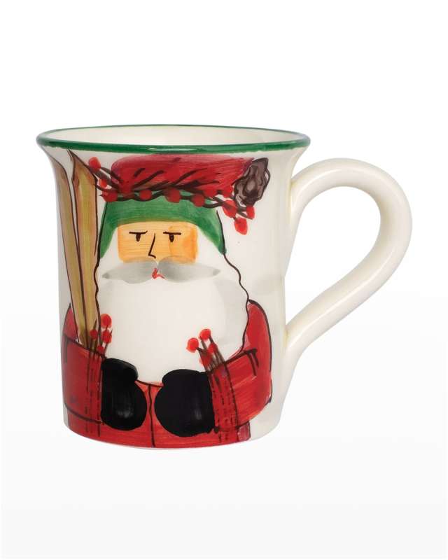 Old St. Nick Mug - Skiing