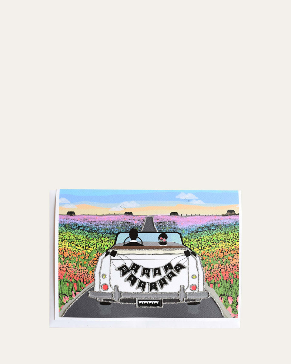 Just Married Greeting Card
