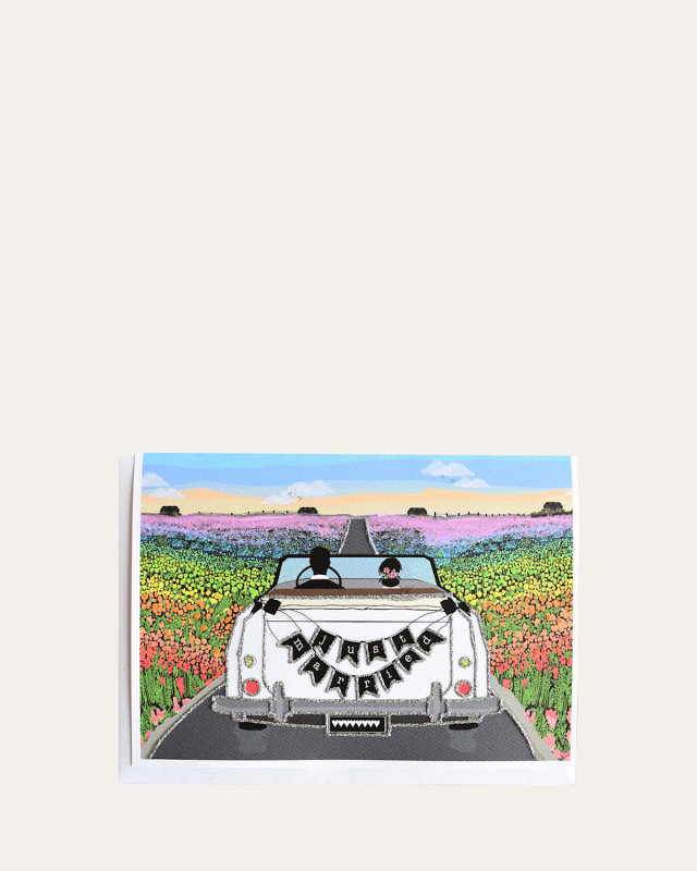 Just Married Greeting Card
