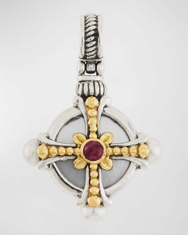 Hestia 18k Cross Pendant