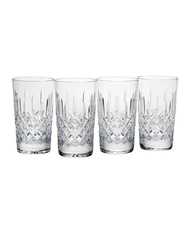 Hamilton Crystal 4-Piece Highball Glass Set