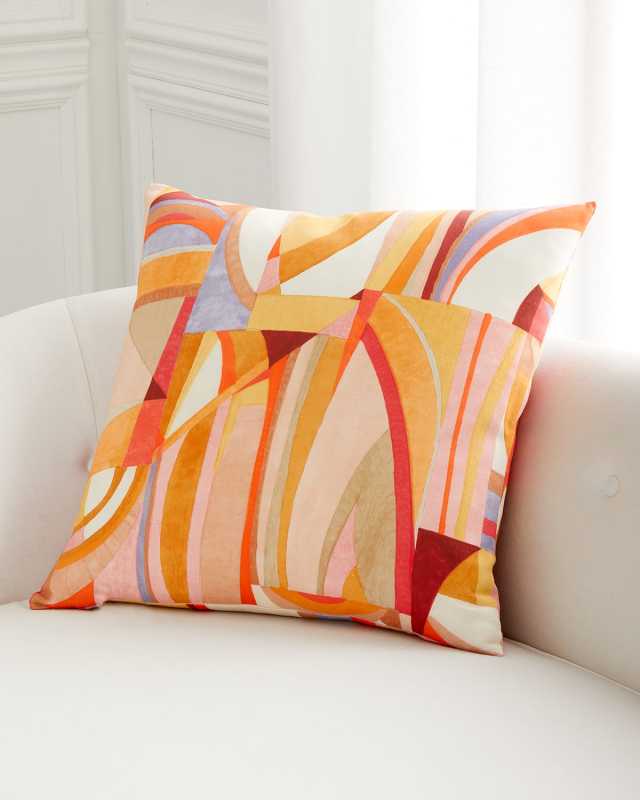 Artsy Sunset Decorative Pillow