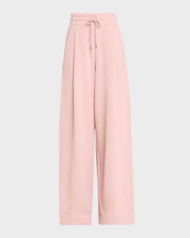 Hadium Pleated Wide-Leg Sweatpants