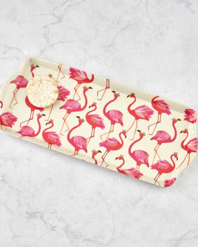 Sara Miller Flamingo Melamine Sandwich Tray