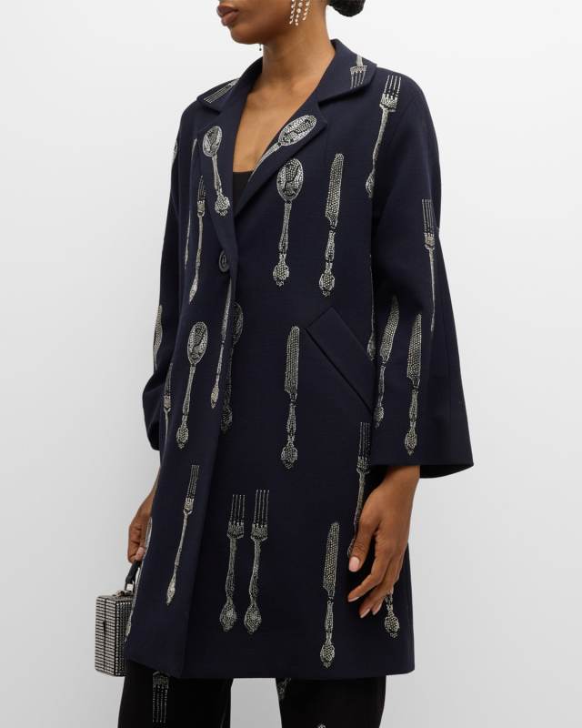 Michelin Star Embellished Overcoat