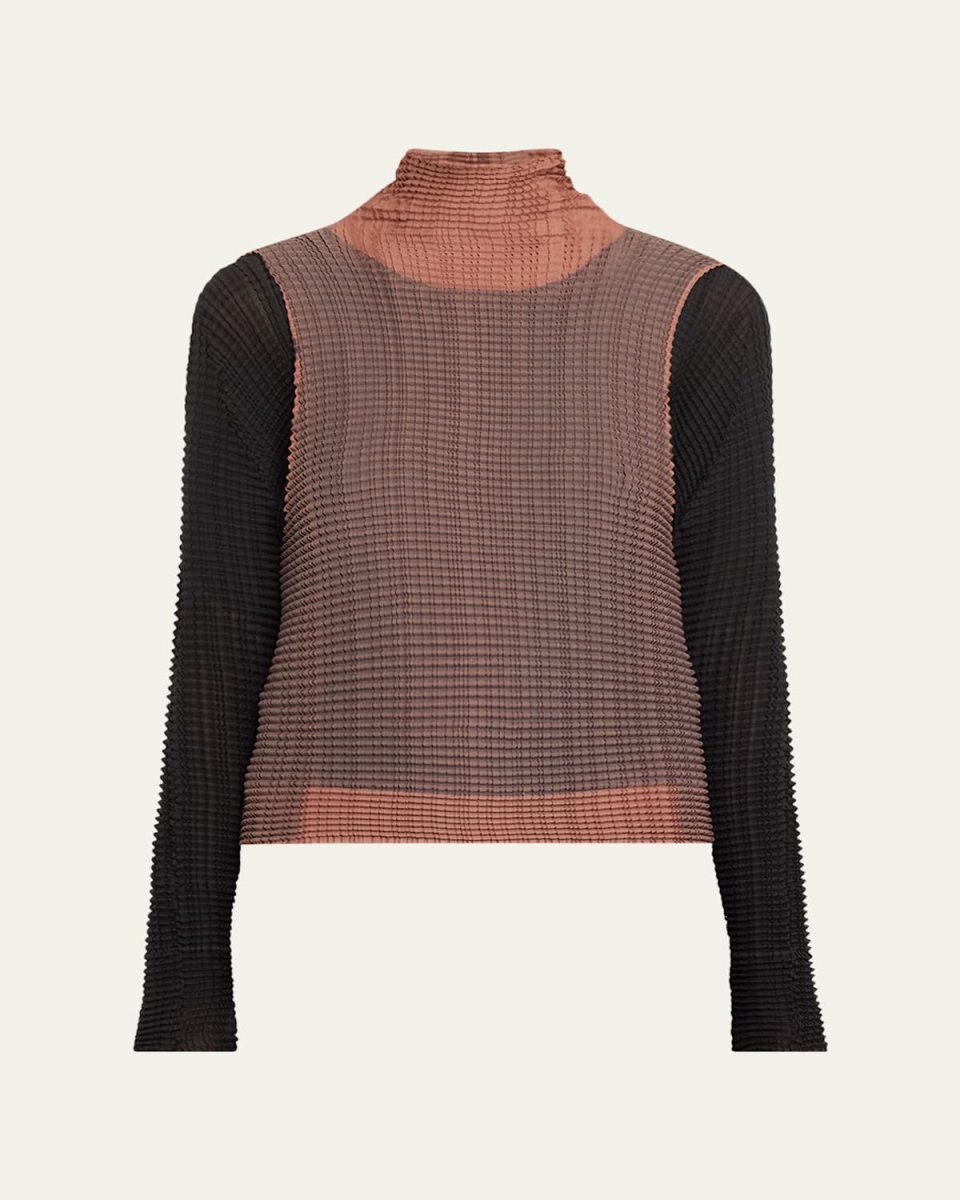 Layered Pleated Blouse