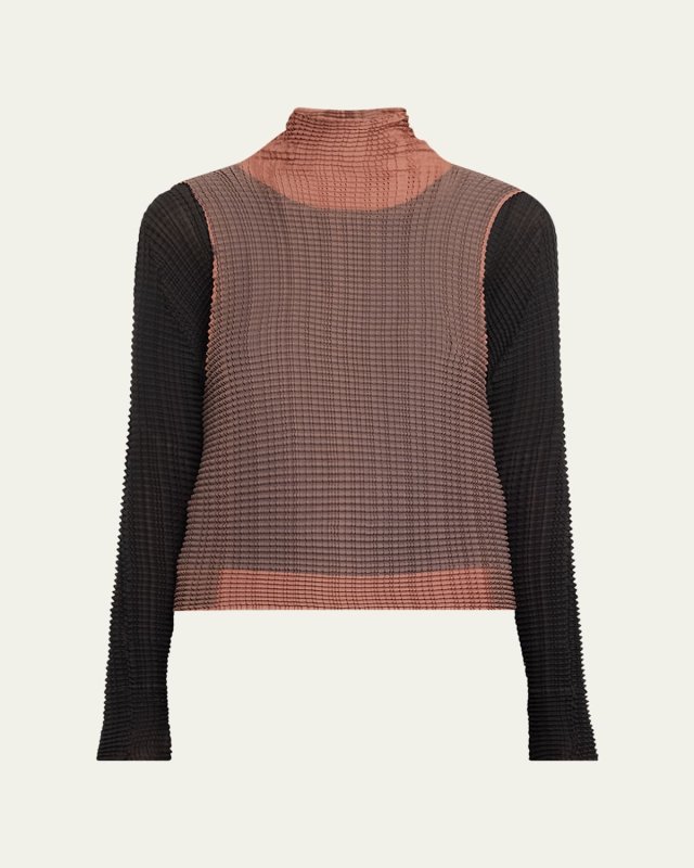 Layered Pleated Blouse