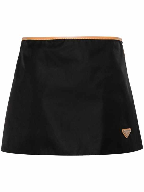 Re-Nylon miniskirt