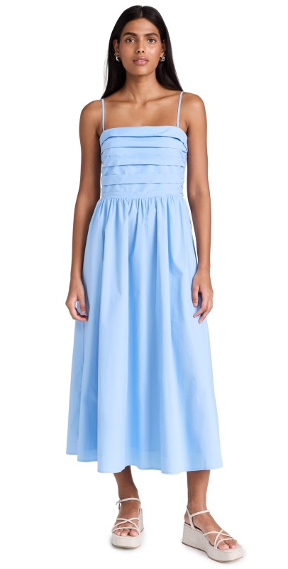 WAYF Sammie Dress Blue
