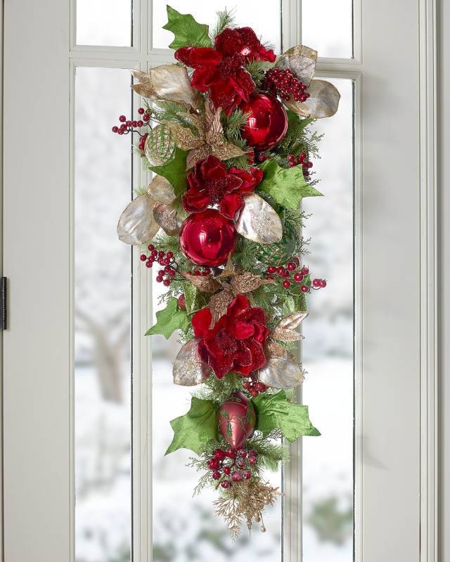 42" Rubies and Red Spray
