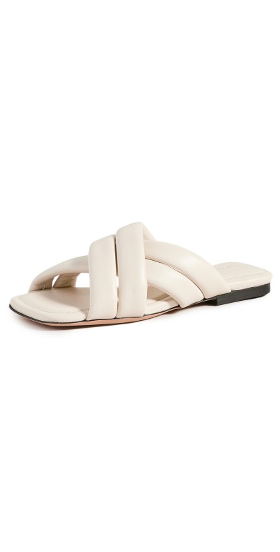 ANINE BING Eve Sandals Ivory