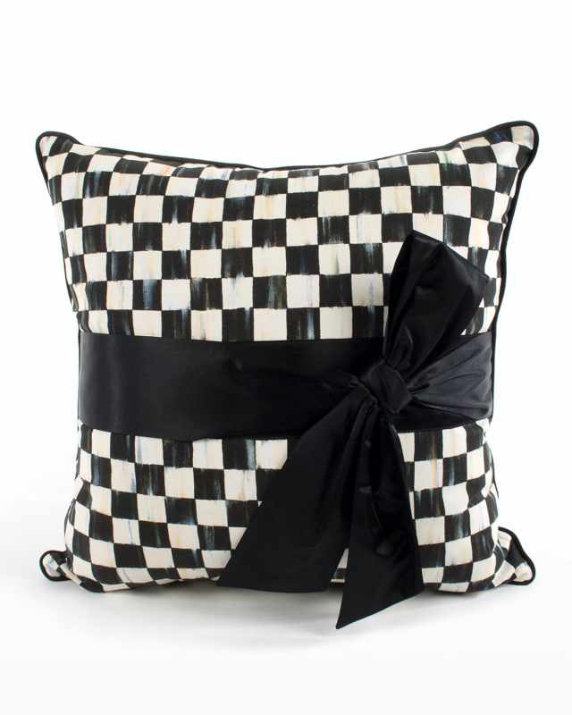 Courtly Check Sash Pillow