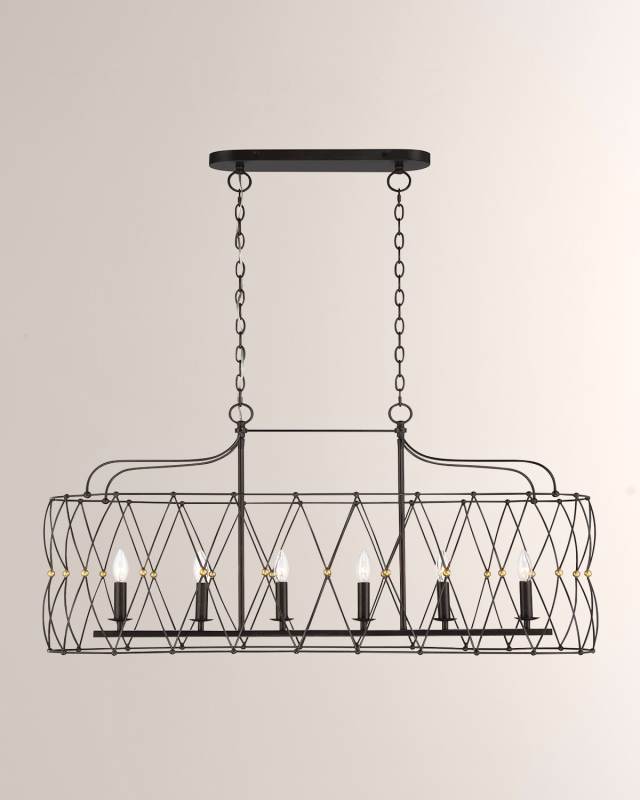 Zucca 6-Light Linear Chandelier