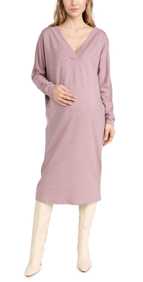 HATCH The Visitor Dress Rose Melange