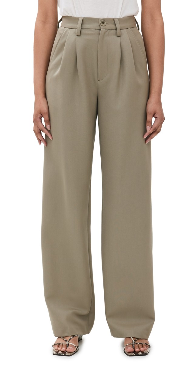 ANINE BING Carrie Pants Green