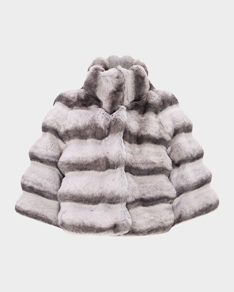 Chinchilla-Like Faux Fur Bolero