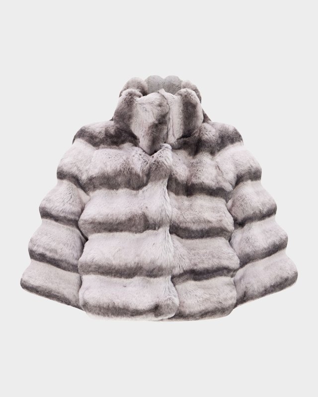 Chinchilla-Like Faux Fur Bolero