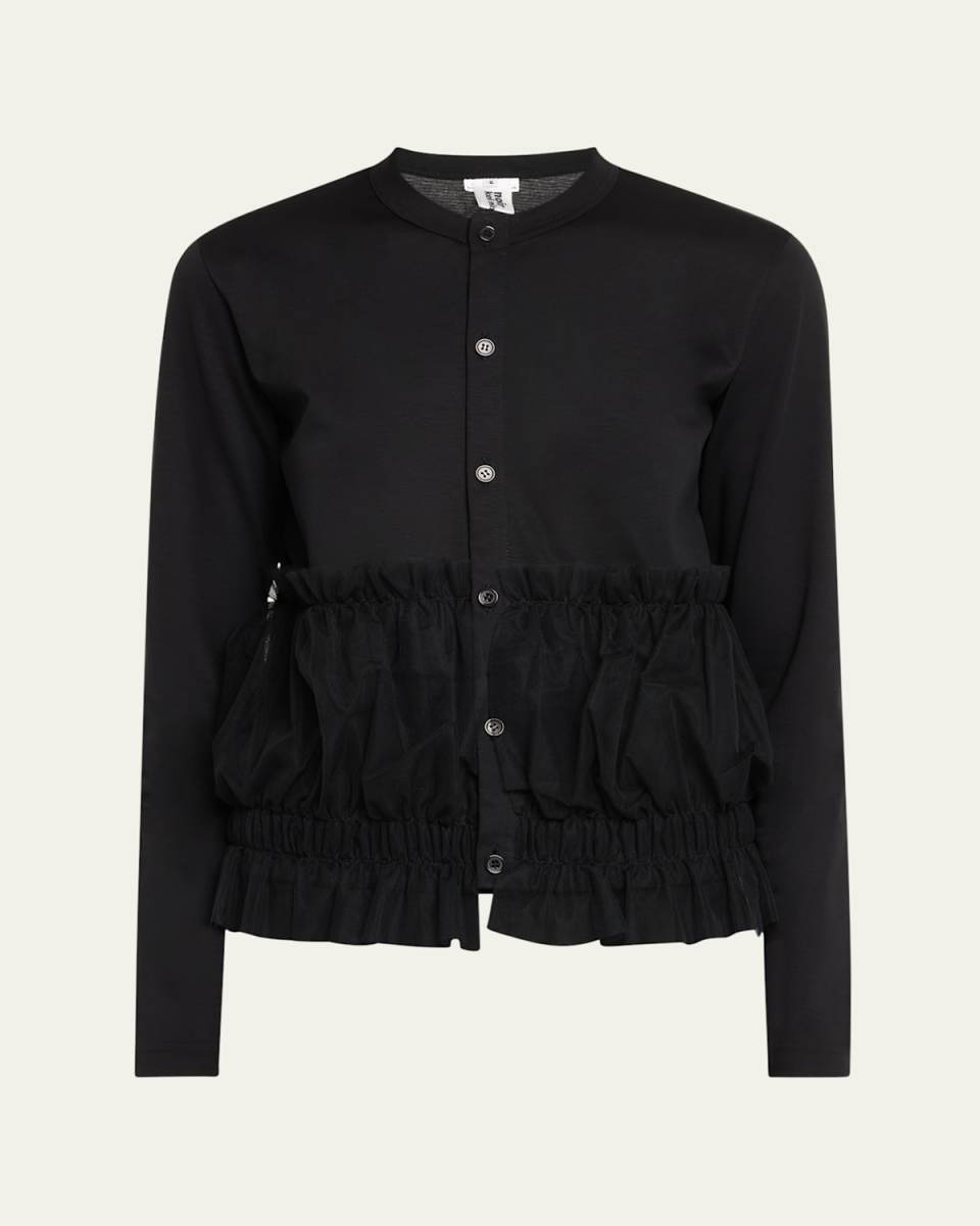 Tulle Bottom Cardigan