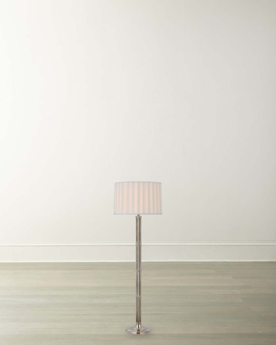 Downing Floor Lamp With Pleated Shade by Ralph Lauren