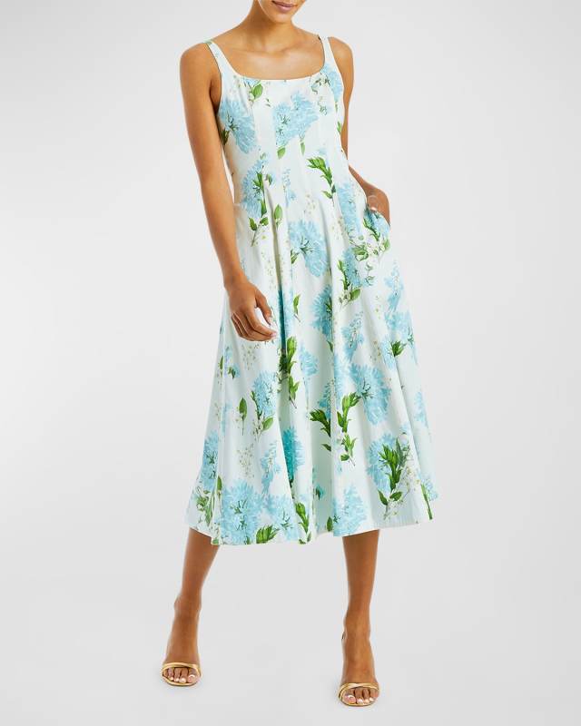 Yvette Sleeveless Reversible Midi Dress