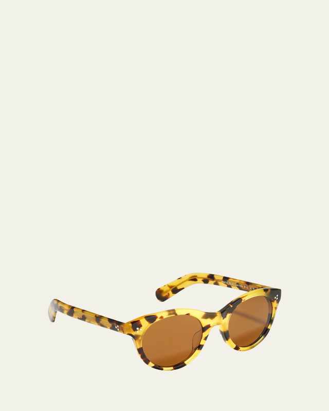 Merrivale Oval Acetate Sunglasses