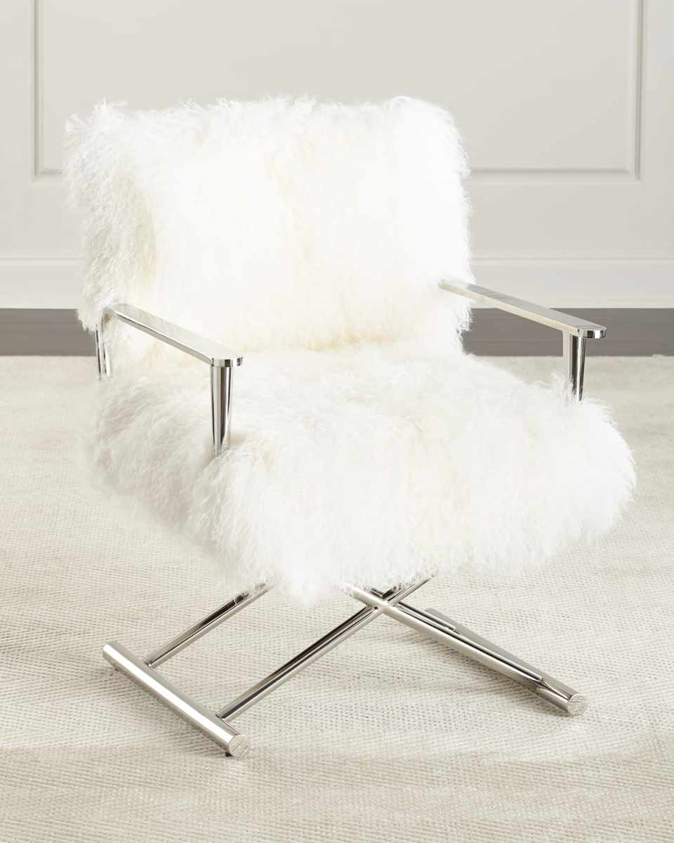 Emerson Sheepskin Director's Chair