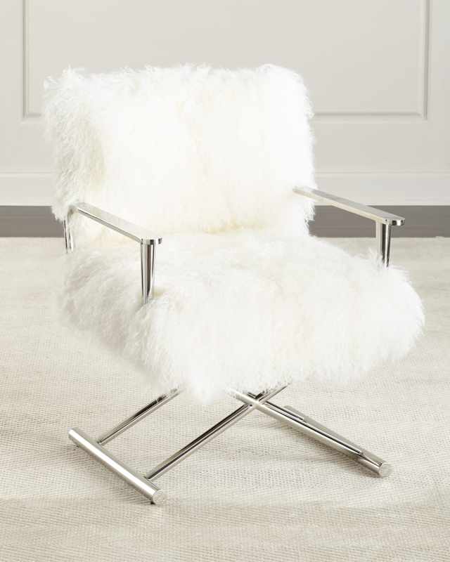 Emerson Sheepskin Director's Chair