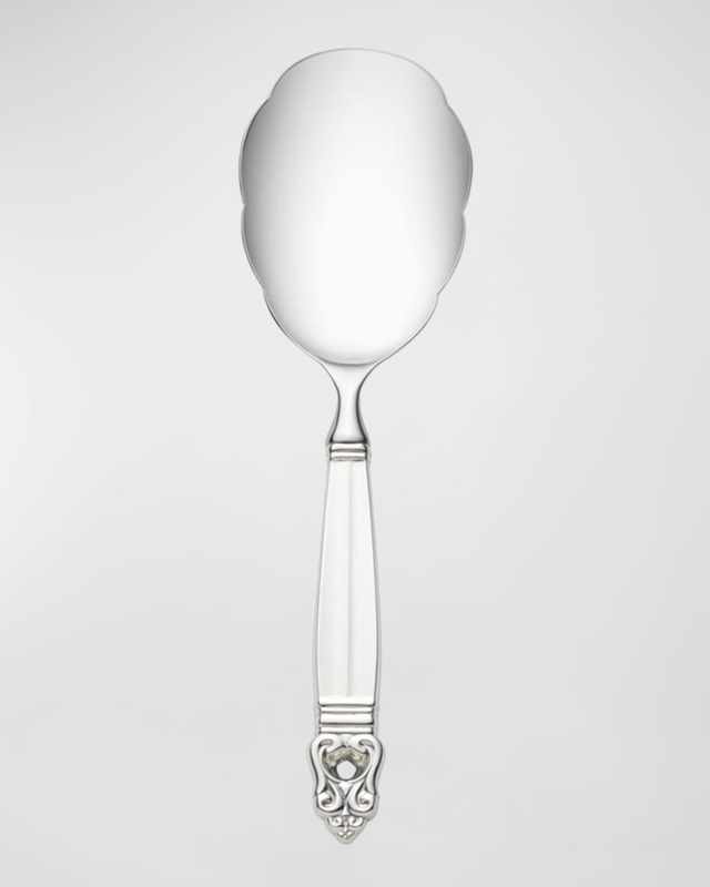 Royal Danish Rice Serving Spoon, Hollow Handle