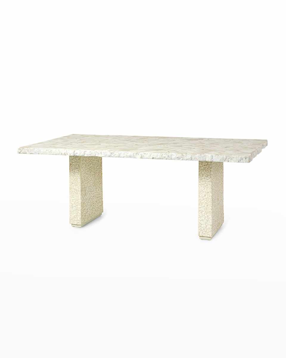Gramercy Fossilized Clam Dining Table
