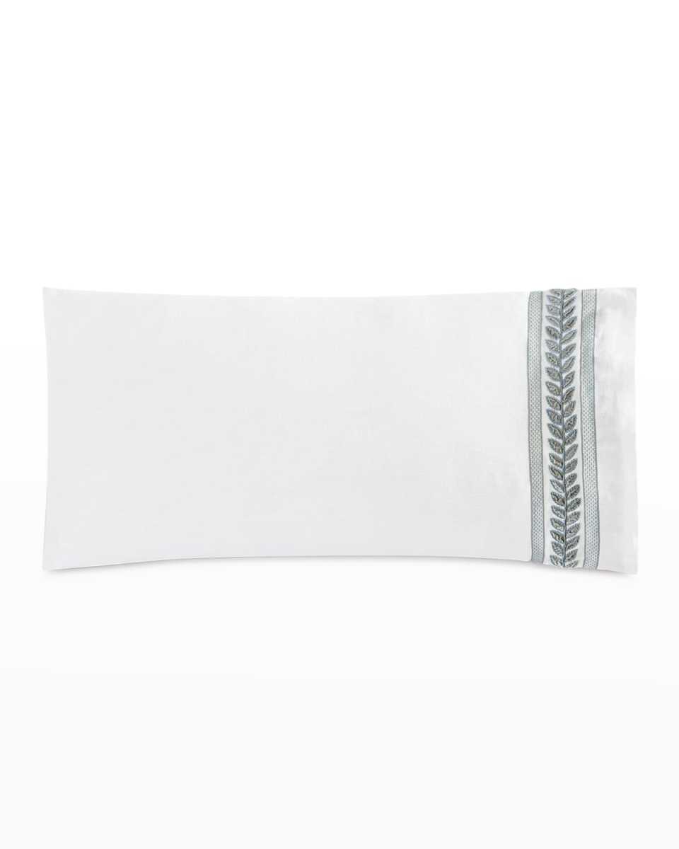 Amberlynn Velvet Leaf Sham, Right Border