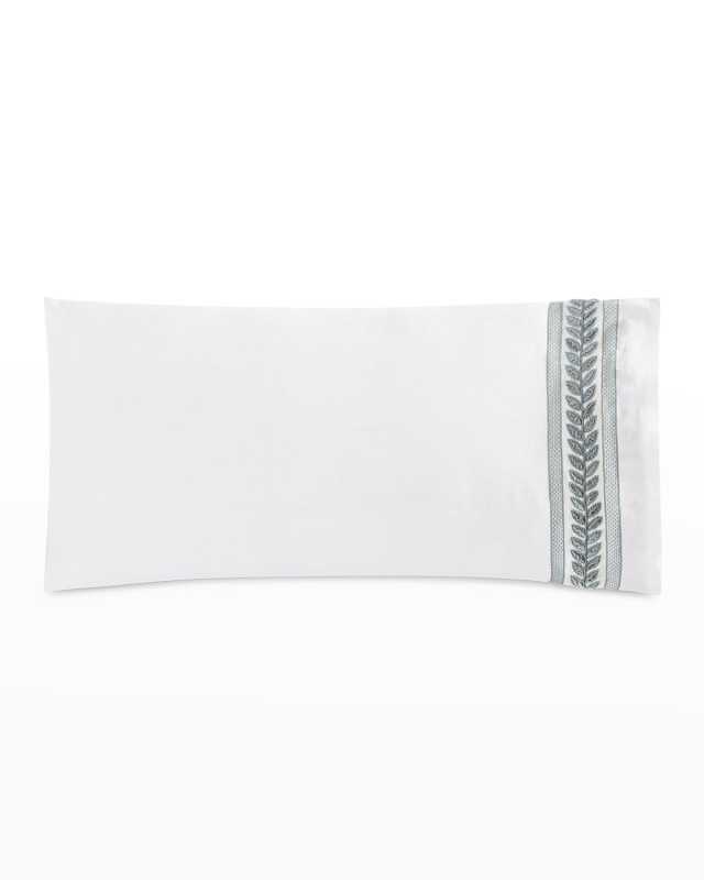 Amberlynn Velvet Leaf Sham, Right Border