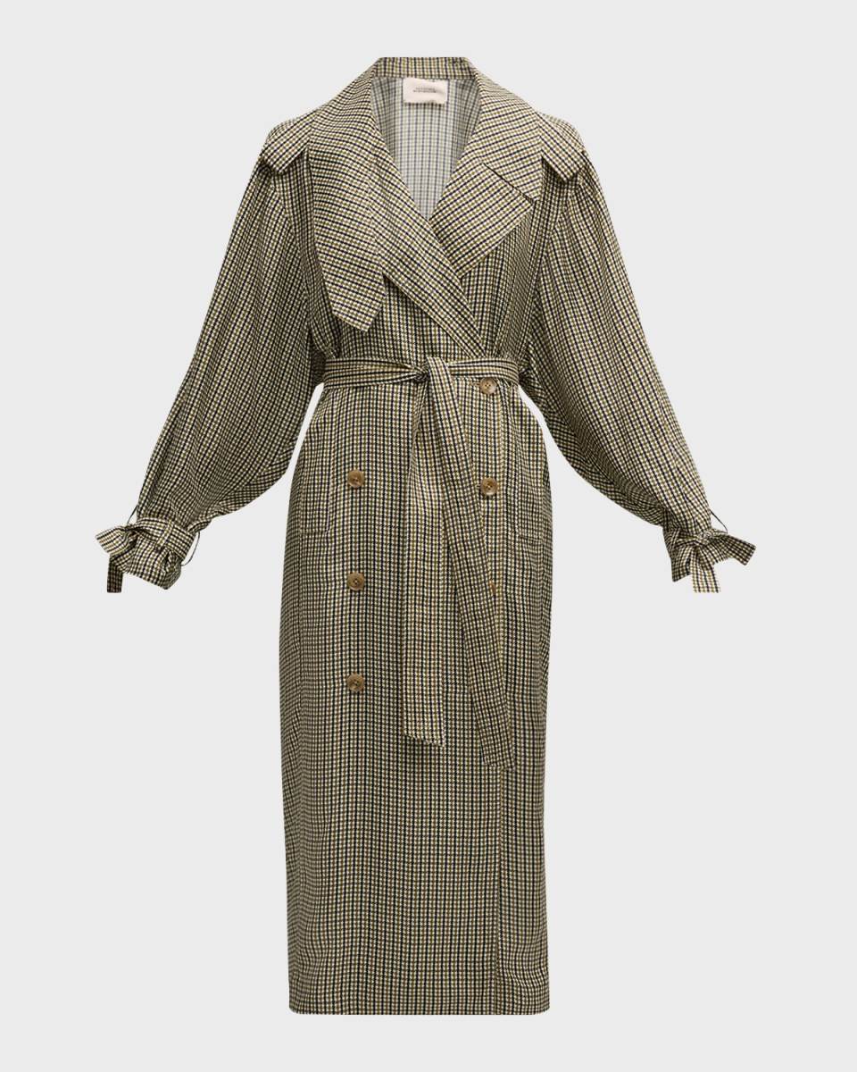 Checked Coolness Houndstooth Coat Dress