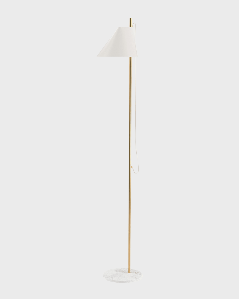Yuh Brass Floor Lamp, 55"