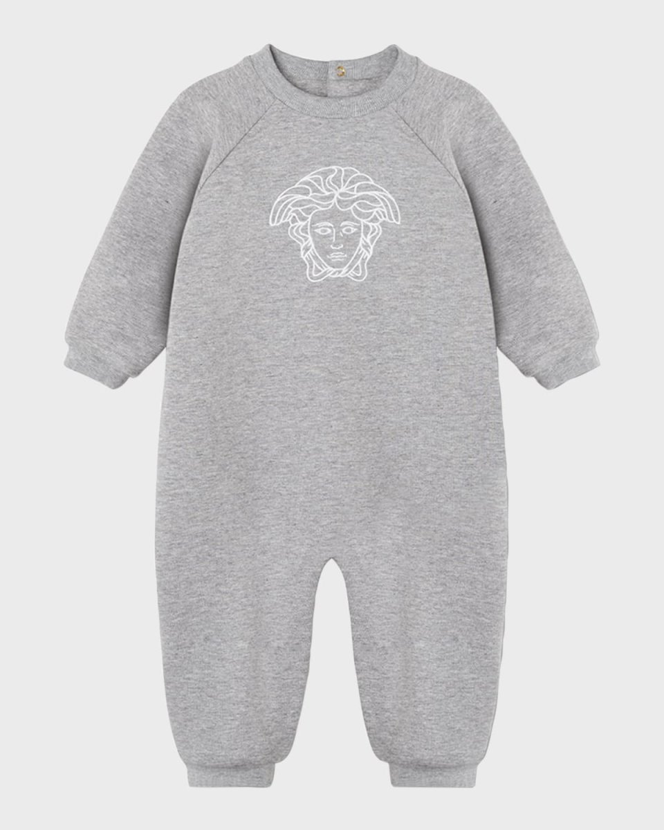 Kid's Medusa Embroidered Coverall, Size Newborn-12